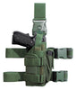 VEGA tactical thigh holster for weapons with tactical light/laser