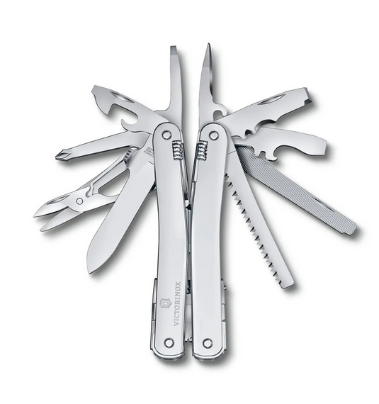 victorinox - pinza multiuso swiss tool mx con fodero in cordura 