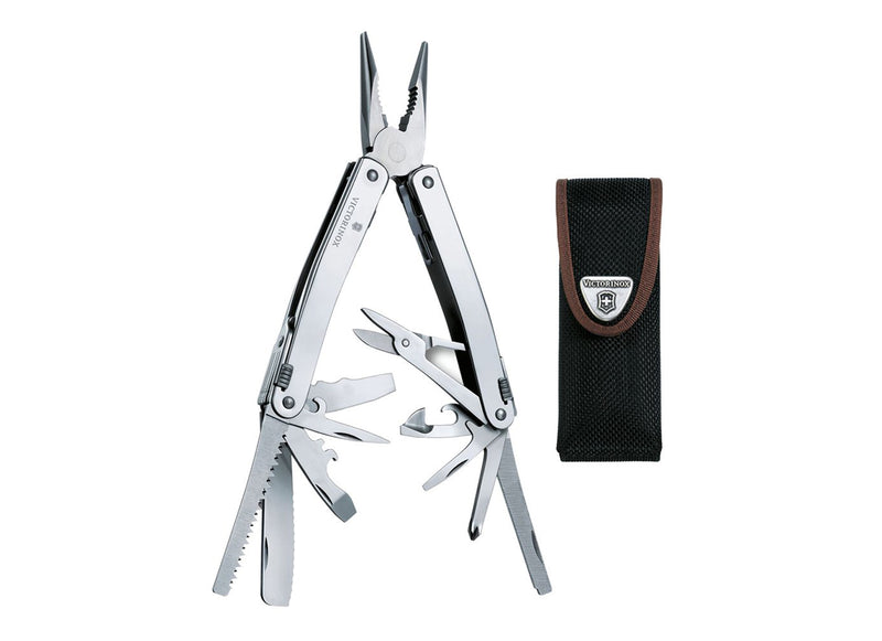 Carica immagine in Galleria Viewer, Victorinox - pinza multiuso SwissTool Spirit con fodero in cordura 
