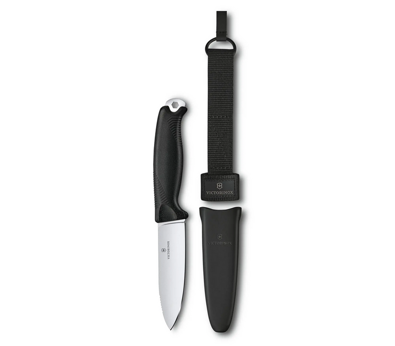 Carica immagine in Galleria Viewer, Coltello survival  VENTURE Victorinox nero 

