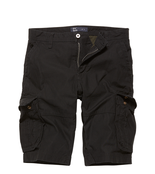 Bermuda cargo in cotone Nero 