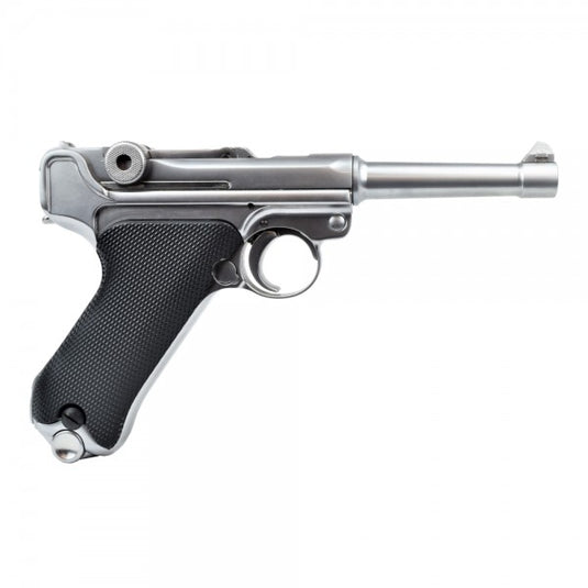 WE PISTOLA A GAS P08S SILVER CANNA 4