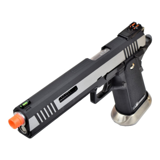 WE PISTOLA A GAS HI-CAPA 6.0 I-REX B SILVER / SILVER BARREL 