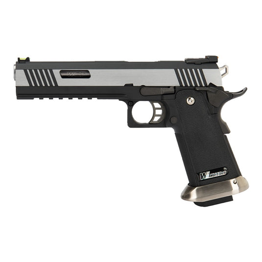 WE PISTOLA A GAS HI-CAPA 6.0 I-REX B SILVER / SILVER BARREL 