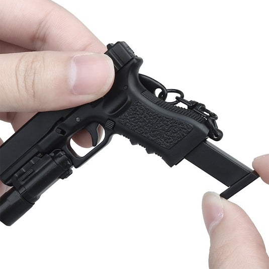 portachiavi pistola glock 17 con torcia 