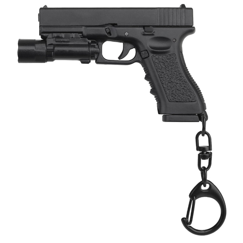 Carica immagine in Galleria Viewer, portachiavi pistola glock 17 con torcia 
