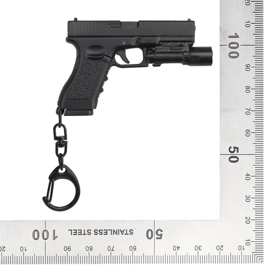 portachiavi pistola glock 17 con torcia 