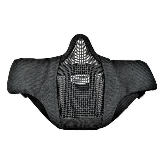 WOSPORT MASCHERA CON GRIGLIA IN METALLO Nero 