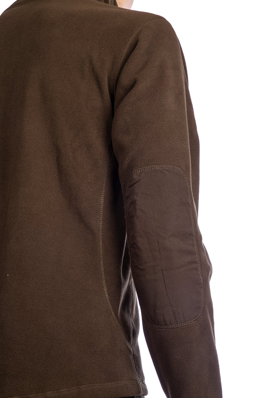 Maglia in pile polare 230gr\mq anti-pilling ,collo alto blu navy 