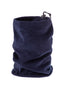 ALGI Collare e scaldacollo in formato lungo cilindrico con elastico di regolazione blu navy