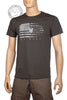 BRG Double-sided printed t-shirt BRAVO TEAM USA FLAG ANTHRACITE GREY