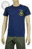BRG double-sided printed military style T-shirt FORGED BY ADVERSITY BLUE