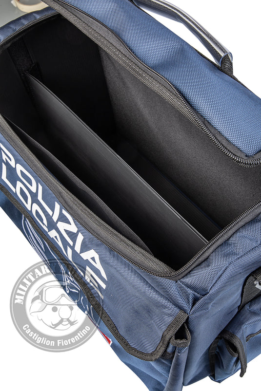 Borsa ricamata grande POLIZIA LOCALE con pegaso PRONTO INTERVENTO 
