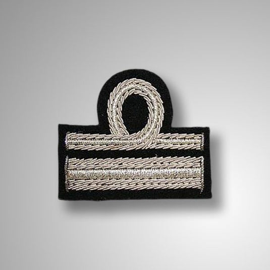 Gradi gala ricamati argento nero MAGGIORE 