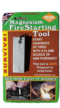 DOAN Magnesium Firestarter  magnesio originale USA 