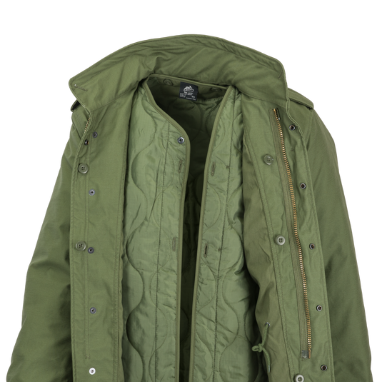 GIACCA M65 - NYCO SATIN  HELIKON-TEX® <BR/>colore NERO 