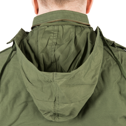 GIACCA M65 - NYCO SATIN HELIKON-TEX® colore VERDE OLIVA 