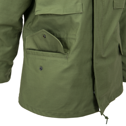 GIACCA M65 - NYCO SATIN HELIKON-TEX® colore VERDE OLIVA 