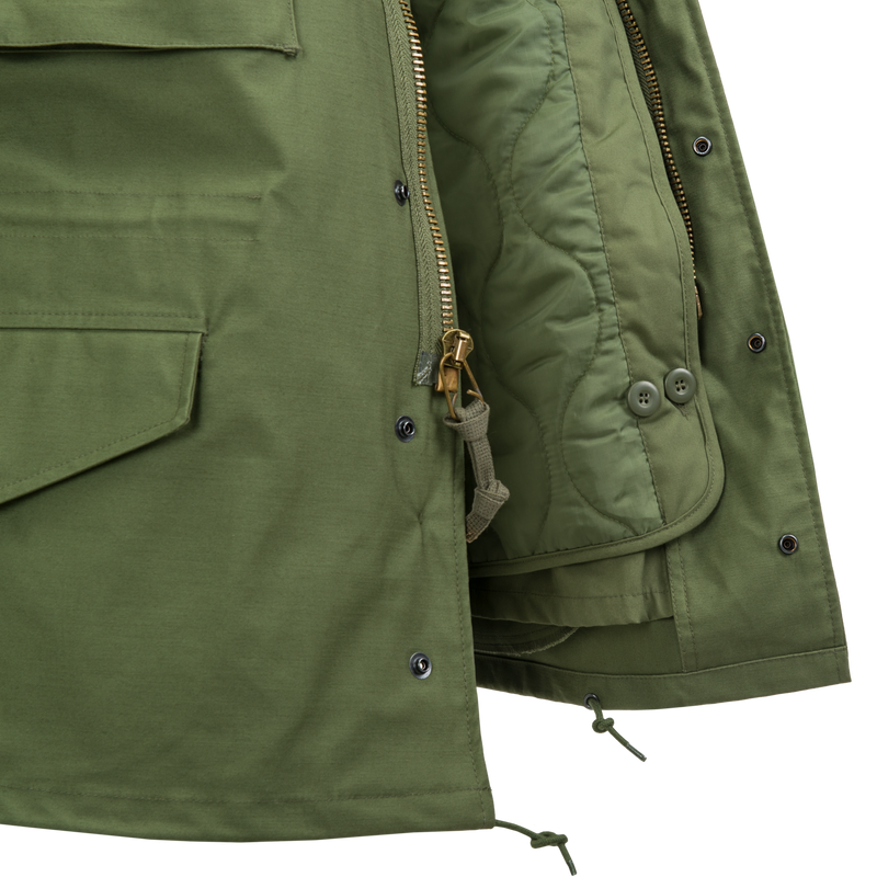 Load image into Gallery viewer, GIACCA M65 - NYCO SATIN HELIKON-TEX® colore VERDE OLIVA 
