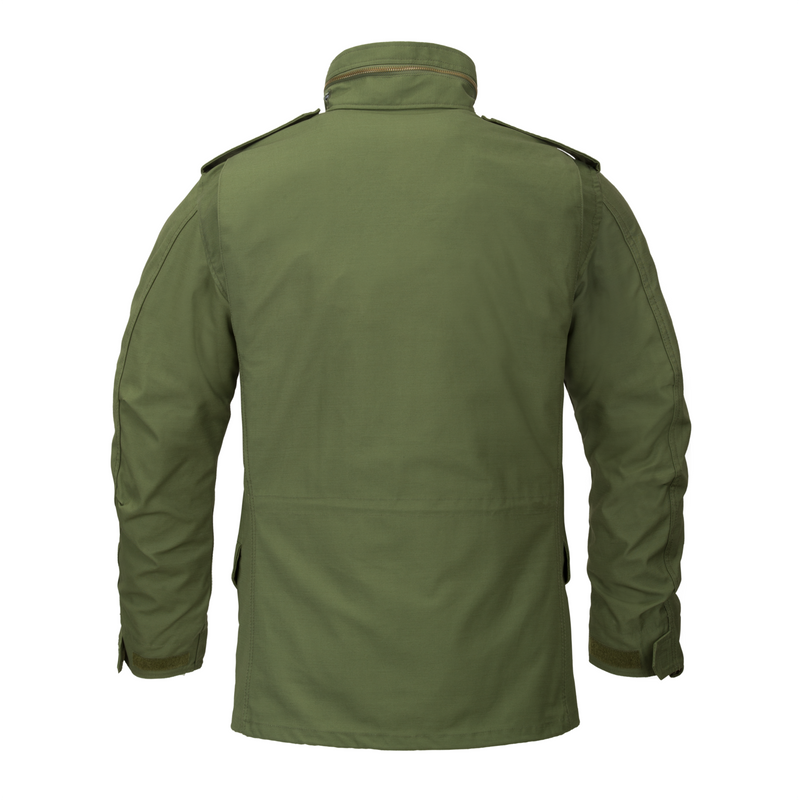 Load image into Gallery viewer, GIACCA M65 - NYCO SATIN HELIKON-TEX® colore VERDE OLIVA 
