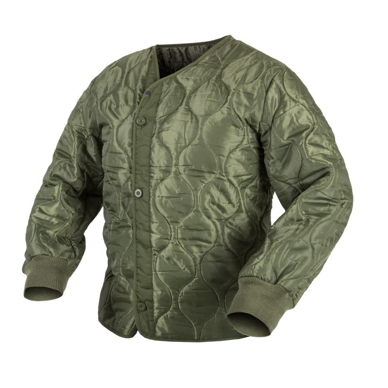 Load image into Gallery viewer, GIACCA M65 - NYCO SATIN HELIKON-TEX® colore VERDE OLIVA 
