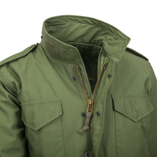 GIACCA M65 - NYCO SATIN HELIKON-TEX® colore VERDE OLIVA 