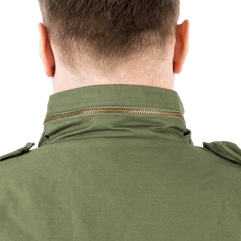 Load image into Gallery viewer, GIACCA M65 - NYCO SATIN HELIKON-TEX® colore VERDE OLIVA 

