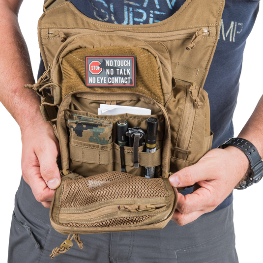 edc side bag in cordura SHADOW GREY 