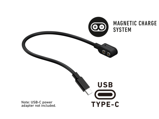 Caricabatteria magnetico per LED LENSER serie p & h core 