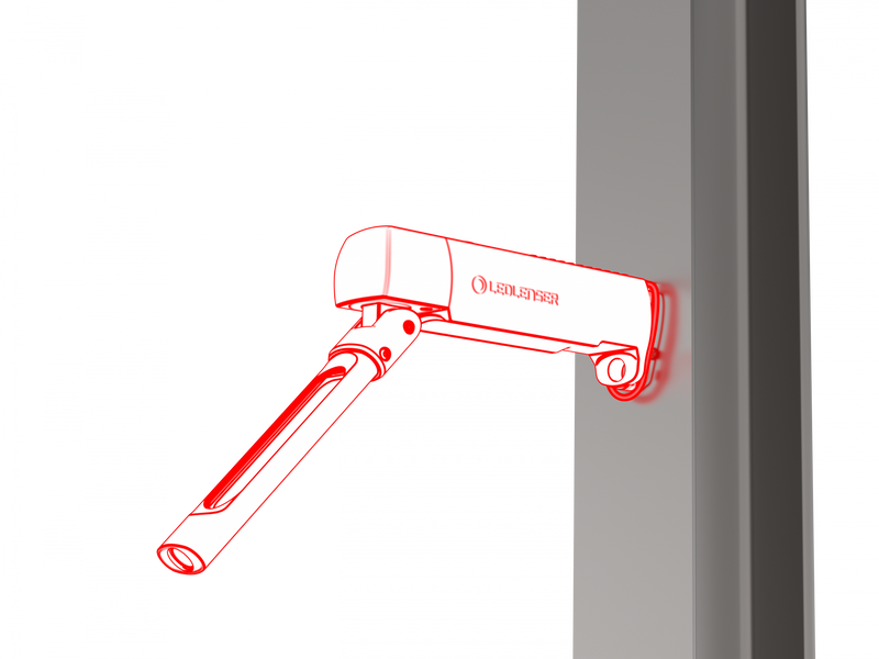 Load image into Gallery viewer, LEDLENSER W7R Torcia da ispezione calamitata reclinabile e ricaricabile 600 lumen 
