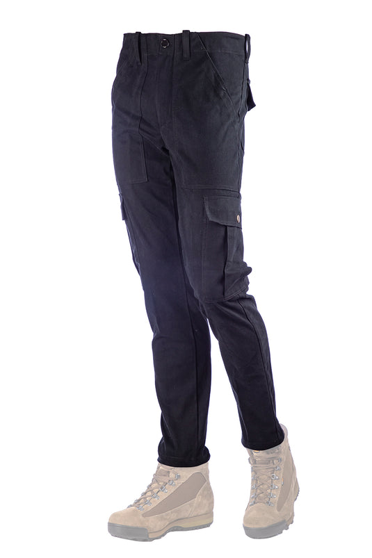 PantalonI cargo stretch VESTIBILITA' SLIM FIT NERO 