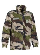 Giacca/maglia bimbo in pile zip lunga camouflage 