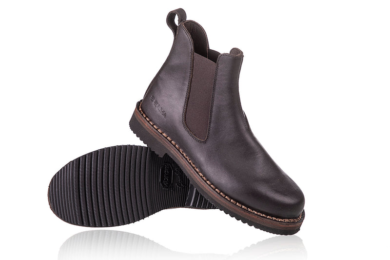 Carica immagine in Galleria Viewer, STIVALETTO CON ELASTICO E SUOLA VIBRAM LAVORAZIONE ARTIGIANALE MADE IN ITALY. 
