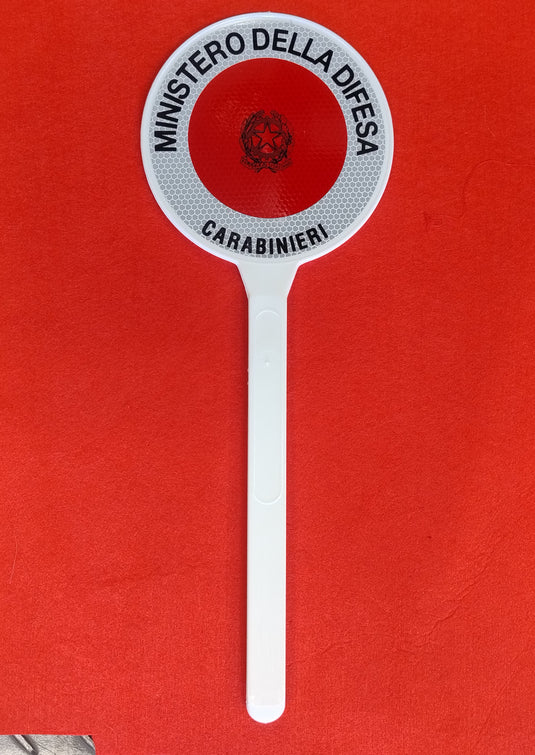 Paletta nylon Ministero della Difesa CARABINIERI  diametro 15cm altezza 44 