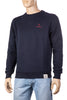 SMITHY'S men's crewneck sweatshirt with embroidery in navy blue