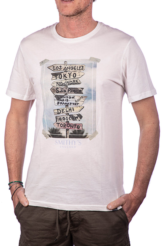 T-shirt uomo Smithy's stampata 