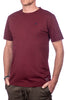 SMITHY'S Men's basic Smithy's t-shirt burgundy