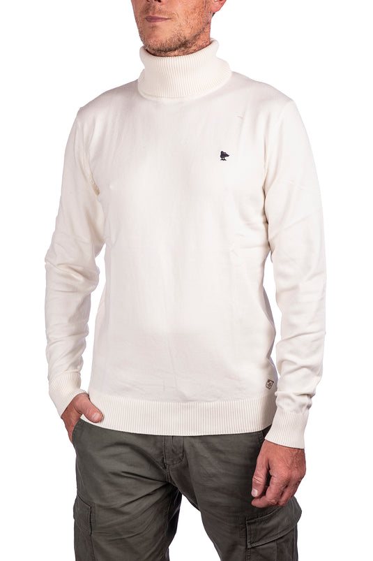 smithy's maglioncino collo alto  uomo in maglia Milk 