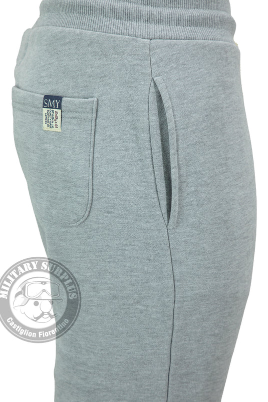 Smithy's pantafelpa uomo grigio melange 