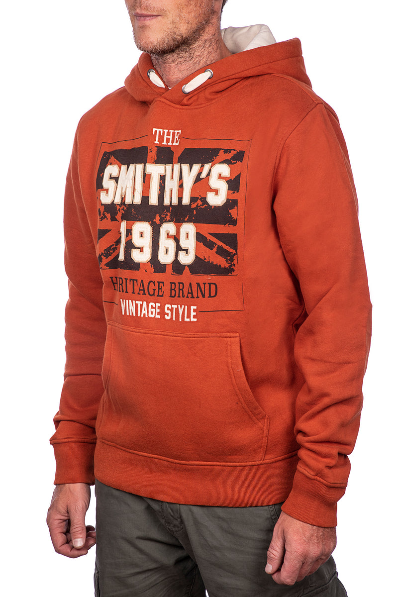Carica immagine in Galleria Viewer, smithy's felpa ricamata zip lunga uomo Ruggine 

