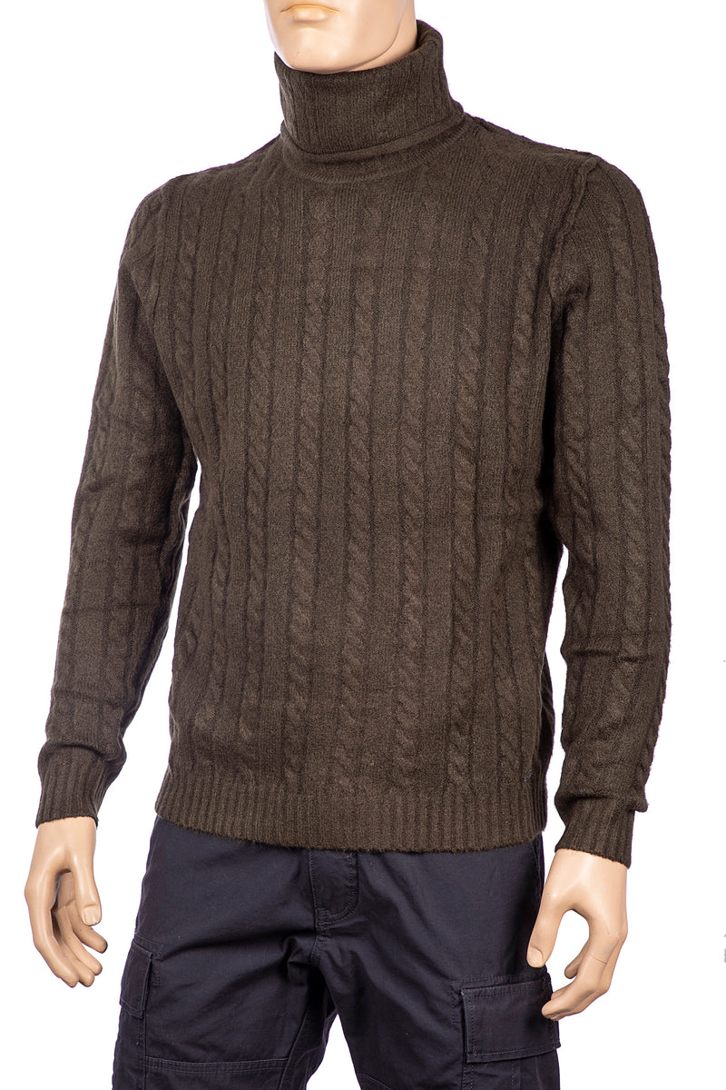 Carica immagine in Galleria Viewer, smithy's maglioncino collo alto uomo Verde Militare 
