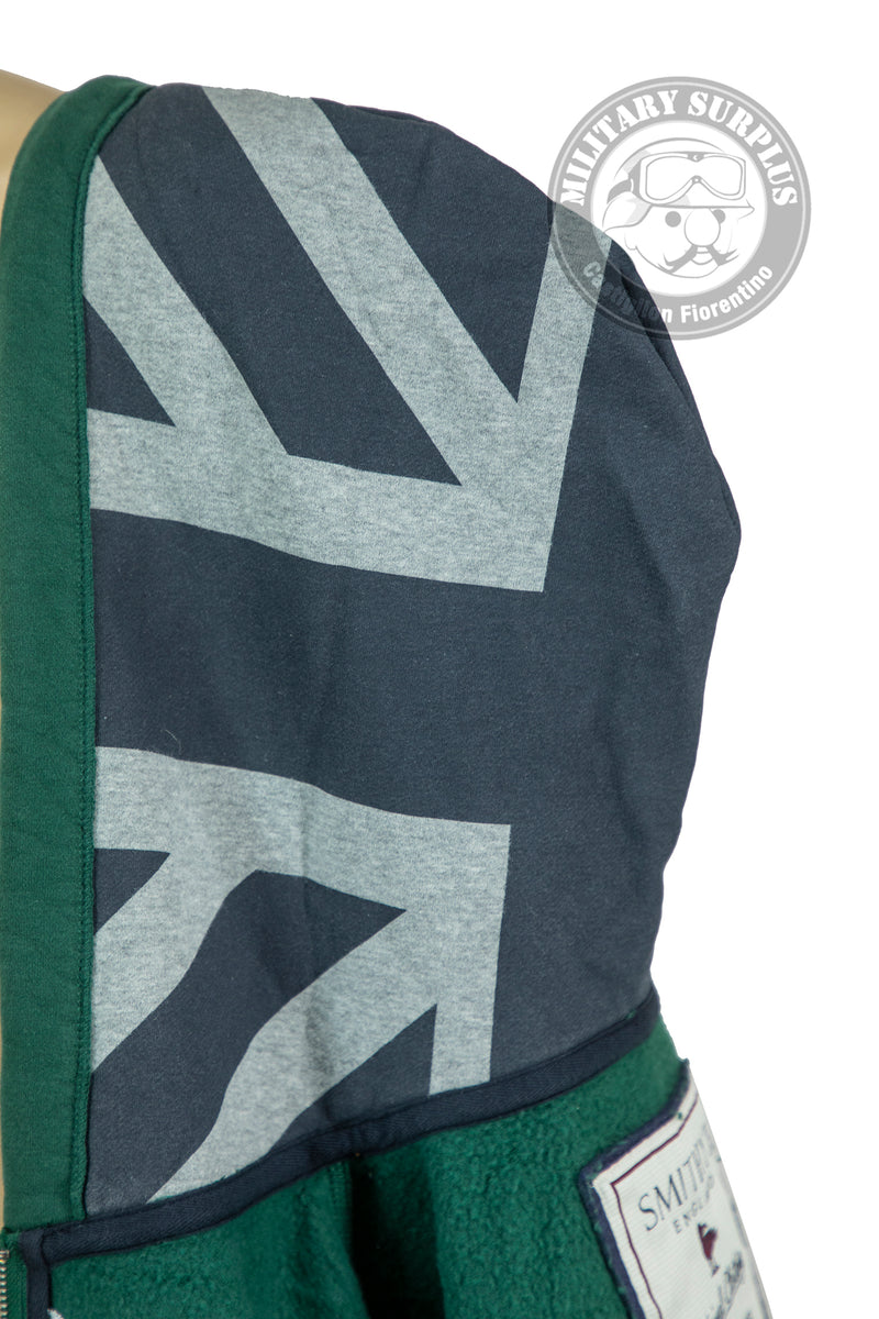 Carica immagine in Galleria Viewer, Smithy's felpa hoodie zip lunga e cappuccio  uomo Navy Blue 
