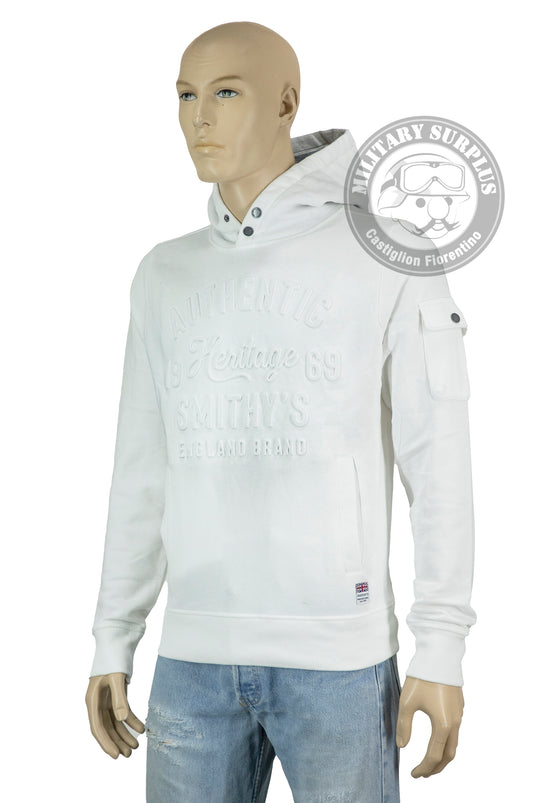 Smithy's felpa hoodie con marsupio e cappuccio uomo 