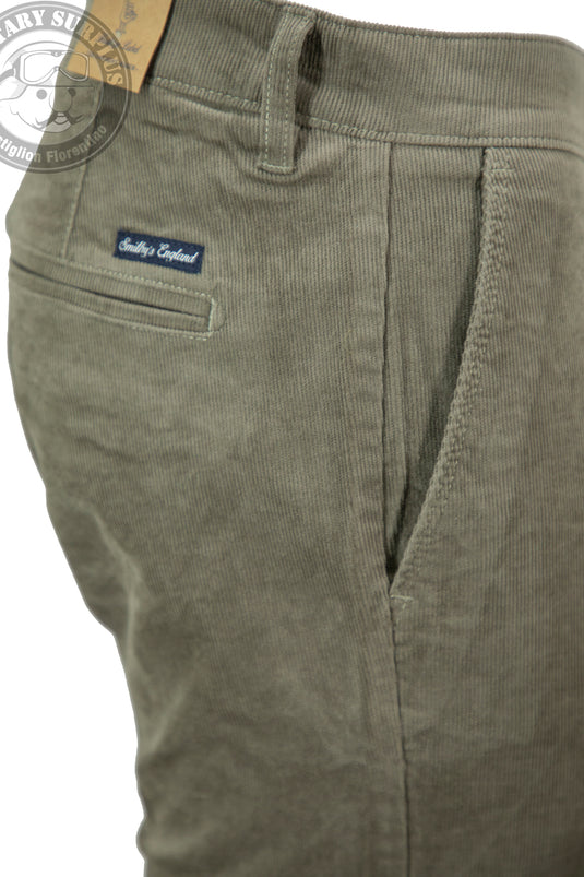 Smithy's pantaloni cino's uomo in velluto a coste stile rocciatore 