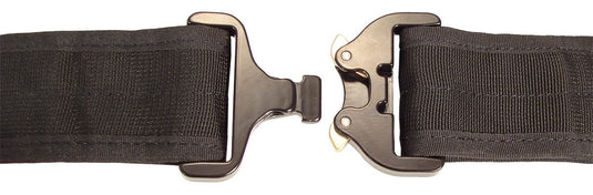 cobra® pro style fibbia in alluminio nera 