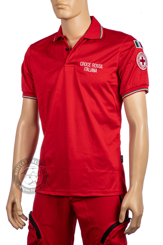 Polo tecnica maniche corte CROCE ROSSA ITALIANA 