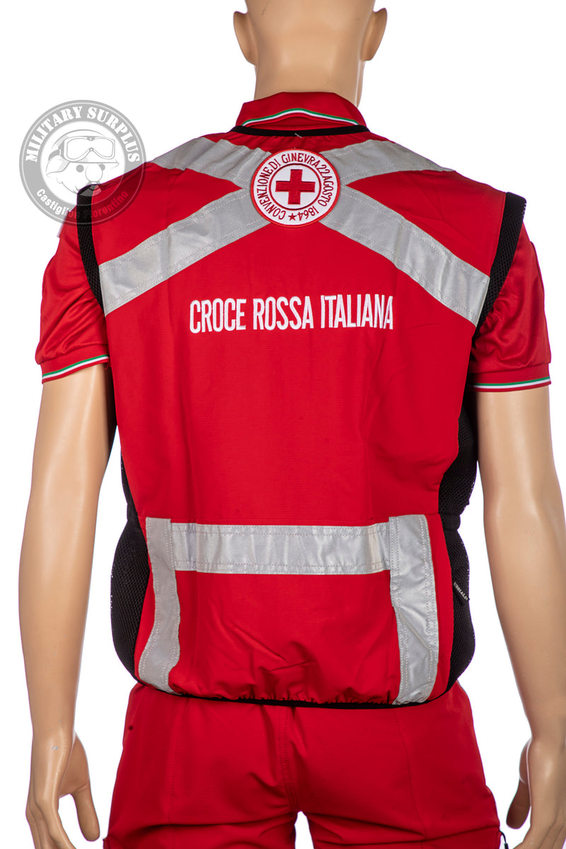 Load image into Gallery viewer, Gilet tecnico operativo da soccorso Croce Rossa Italiana 
