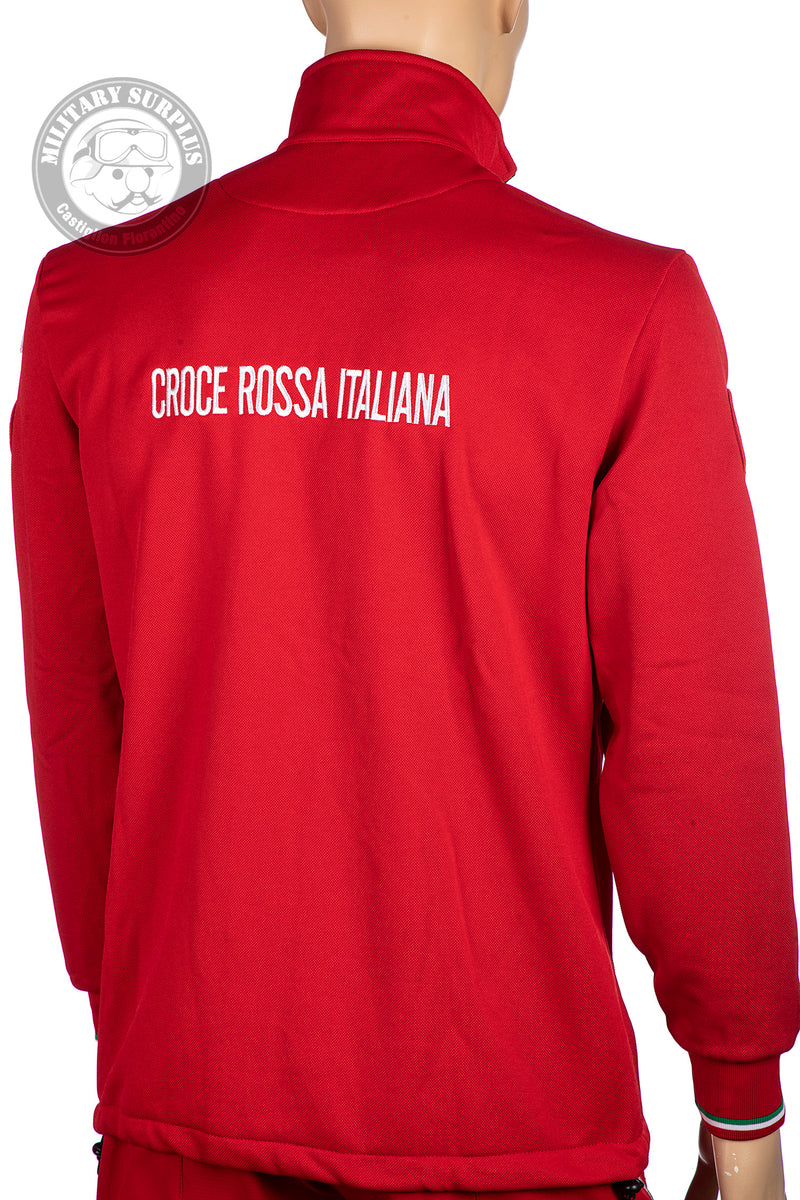 Load image into Gallery viewer, Felpa tecnica zip lunga in micropile CROCE ROSSA ITALIANA 
