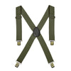 VERNEY-CARRON Men's elasticated suspenders with high-strength buckles in Verney-Carron green