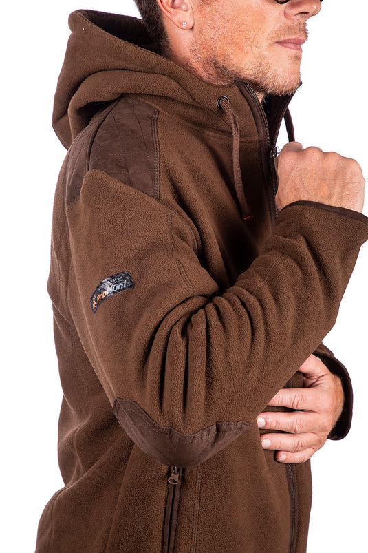 giacca condor in pile con cappuccio Verney-Carron 